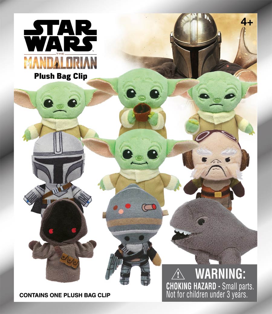 Star Wars The Mandalorian Plush Bag Clip Blind Mystery Box