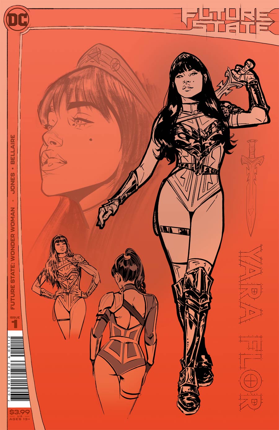 Future State Wonder Woman #1 Cover E 2nd Ptg Joelle Jones Design Variant Cover