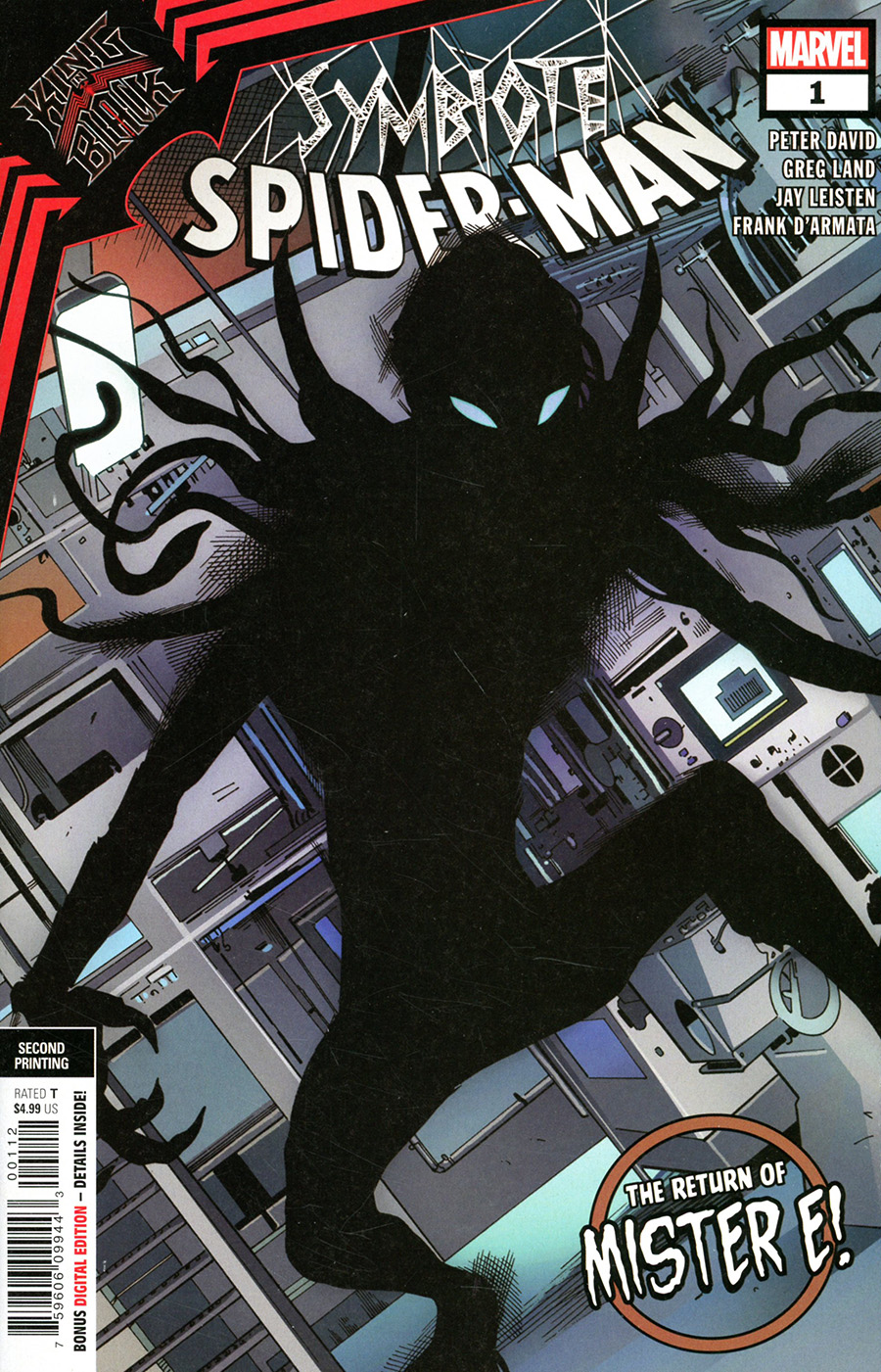 Symbiote Spider-Man King In Black #1 Cover I 2nd Ptg Variant Cover