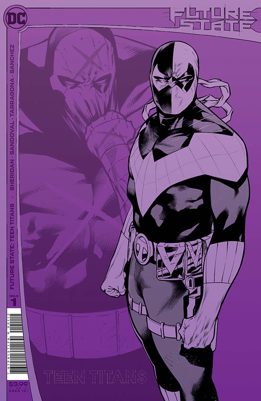 Future State Teen Titans #1 Cover D 2nd Ptg Rafa Sandoval Design Variant Cover