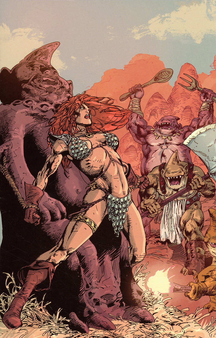 Red Sonja Vol 8 #23 Cover K Incentive Roberto Castro Virgin Cover