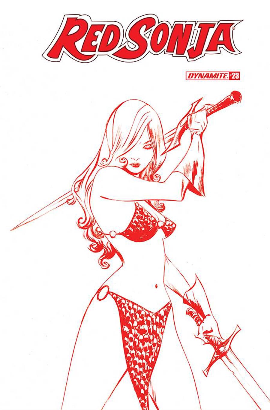 Red Sonja Vol 8 #23 Cover M Incentive Jae Lee Tint Cover