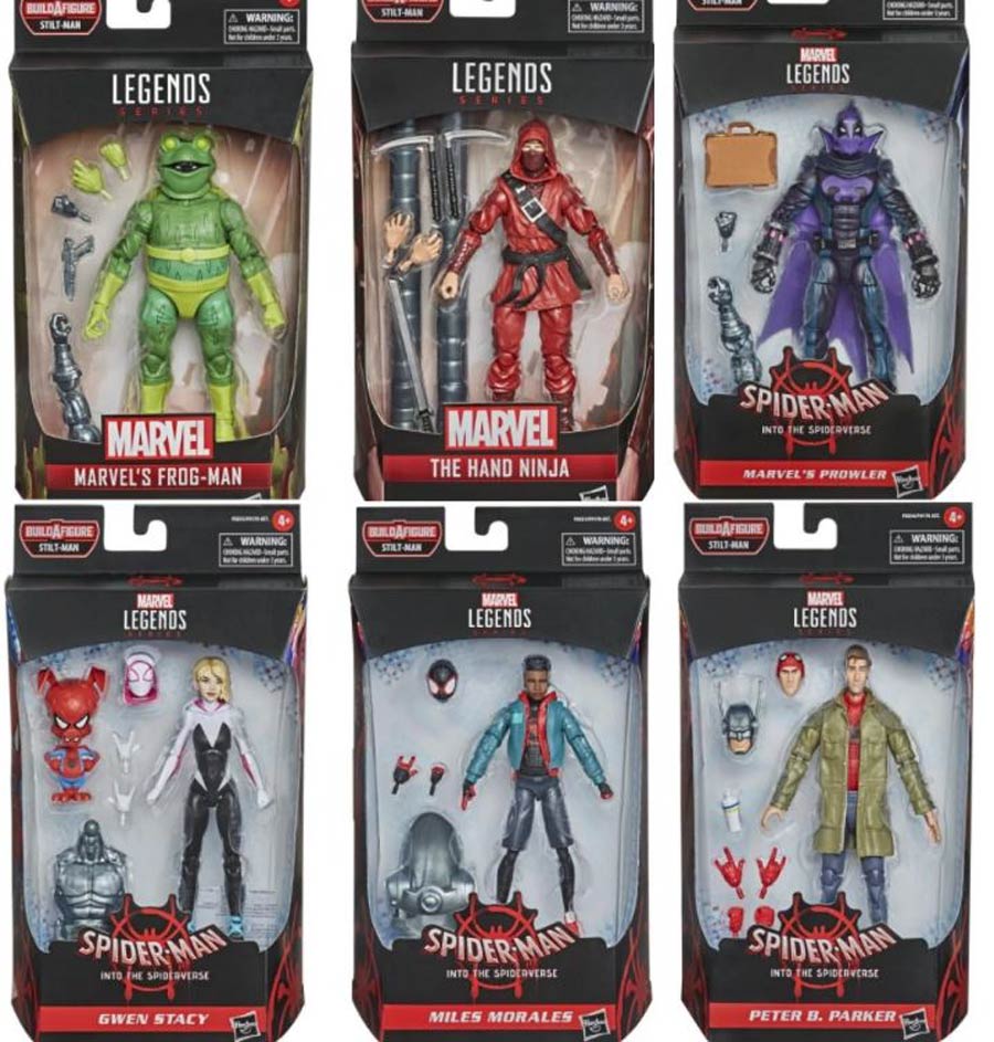 Marvel Spider-Man Legends 2021 6-Inch Action Figure Assortment Case Of 8 Figures