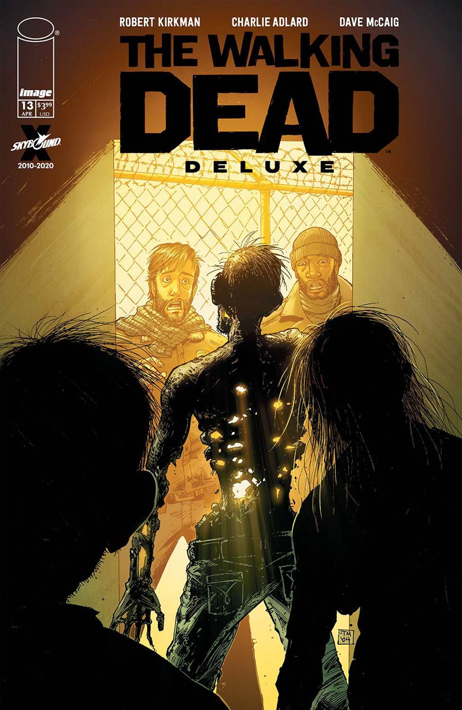 Walking Dead Deluxe #13 Cover B Variant Tony Moore & Dave McCaig Cover