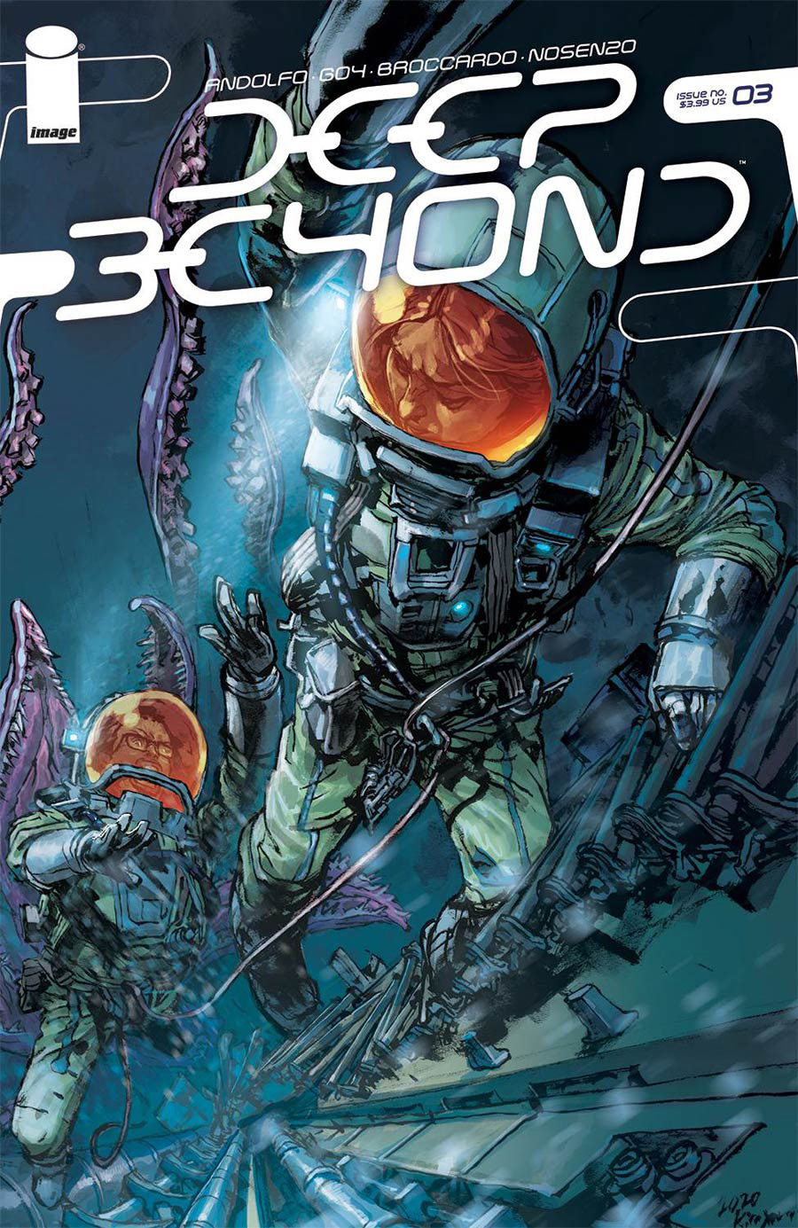 Deep Beyond #3 Cover C Variant Kim Jung Gi Cover (Limit 1 Per Customer)