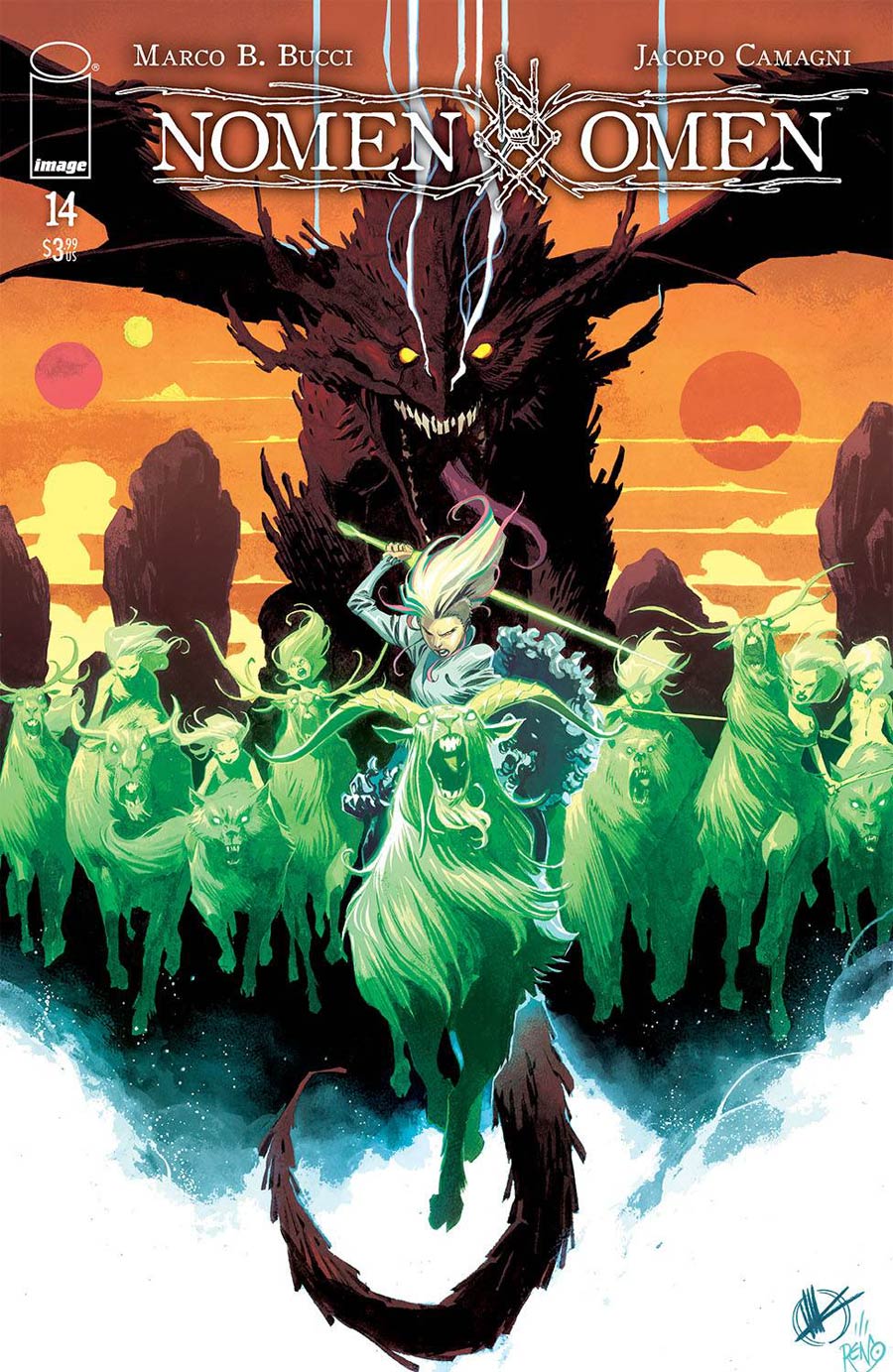 Nomen Omen #14 Cover B Variant Matteo Scalera Cover