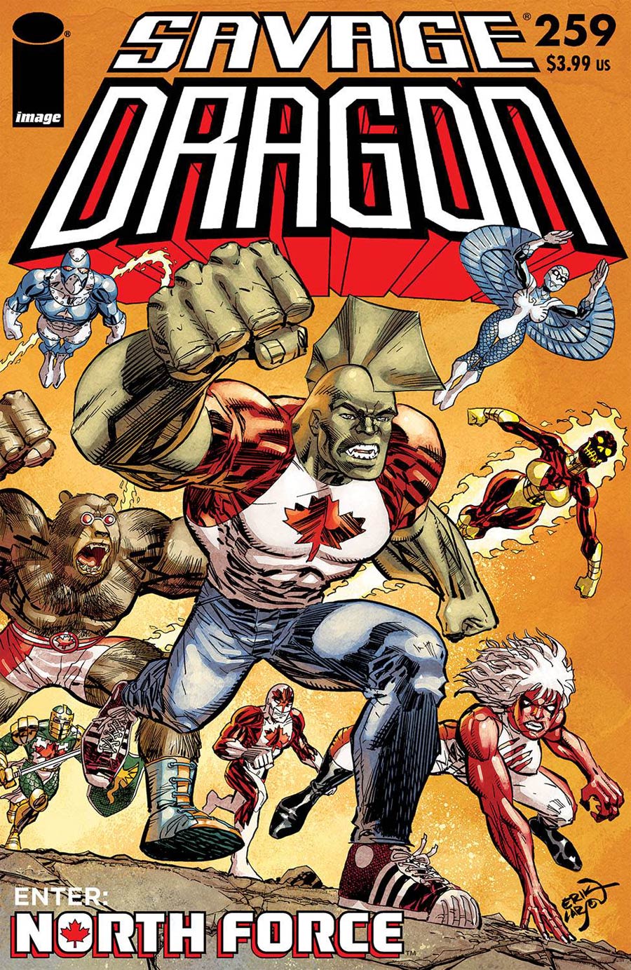 Savage Dragon Vol 2 #259 Cover A Regular Erik Larsen Cover