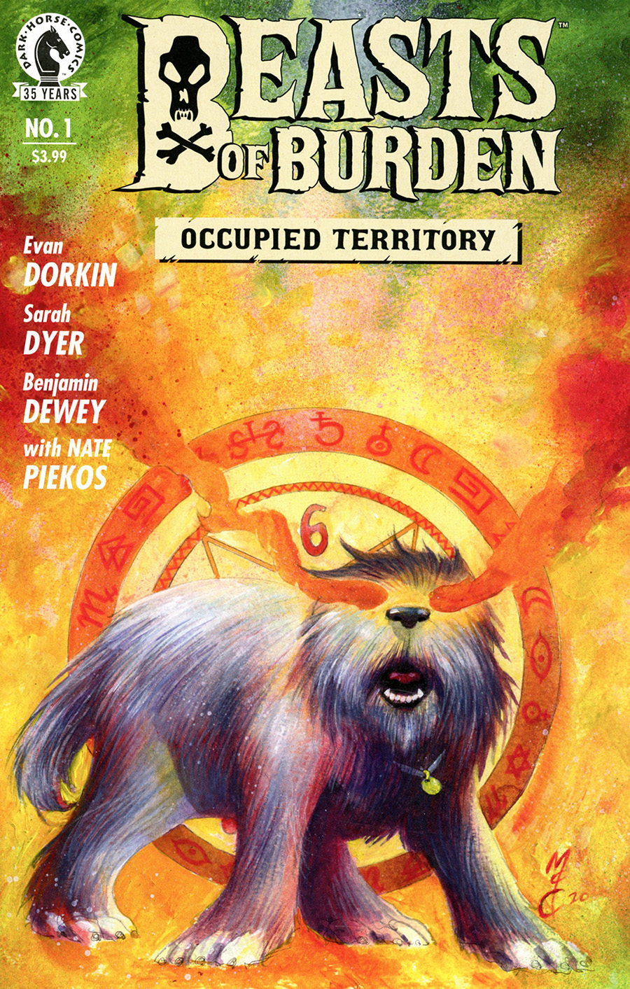 Beasts Of Burden Occupied Territory #1 Cover B Variant John McCrea Cover