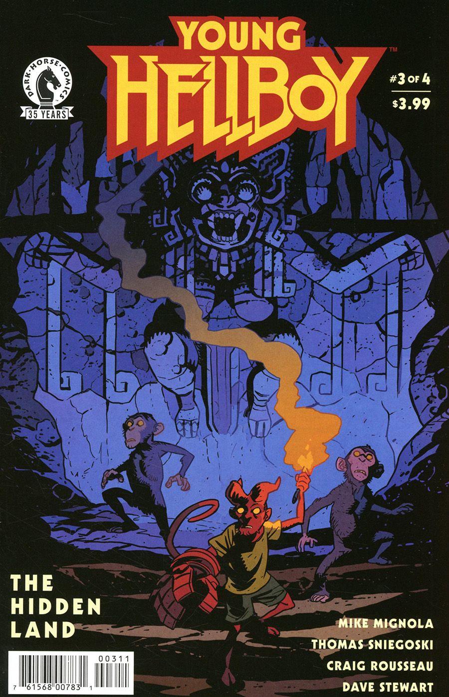 Young Hellboy The Hidden Land #3 Cover A Regular Matt Smith Cover