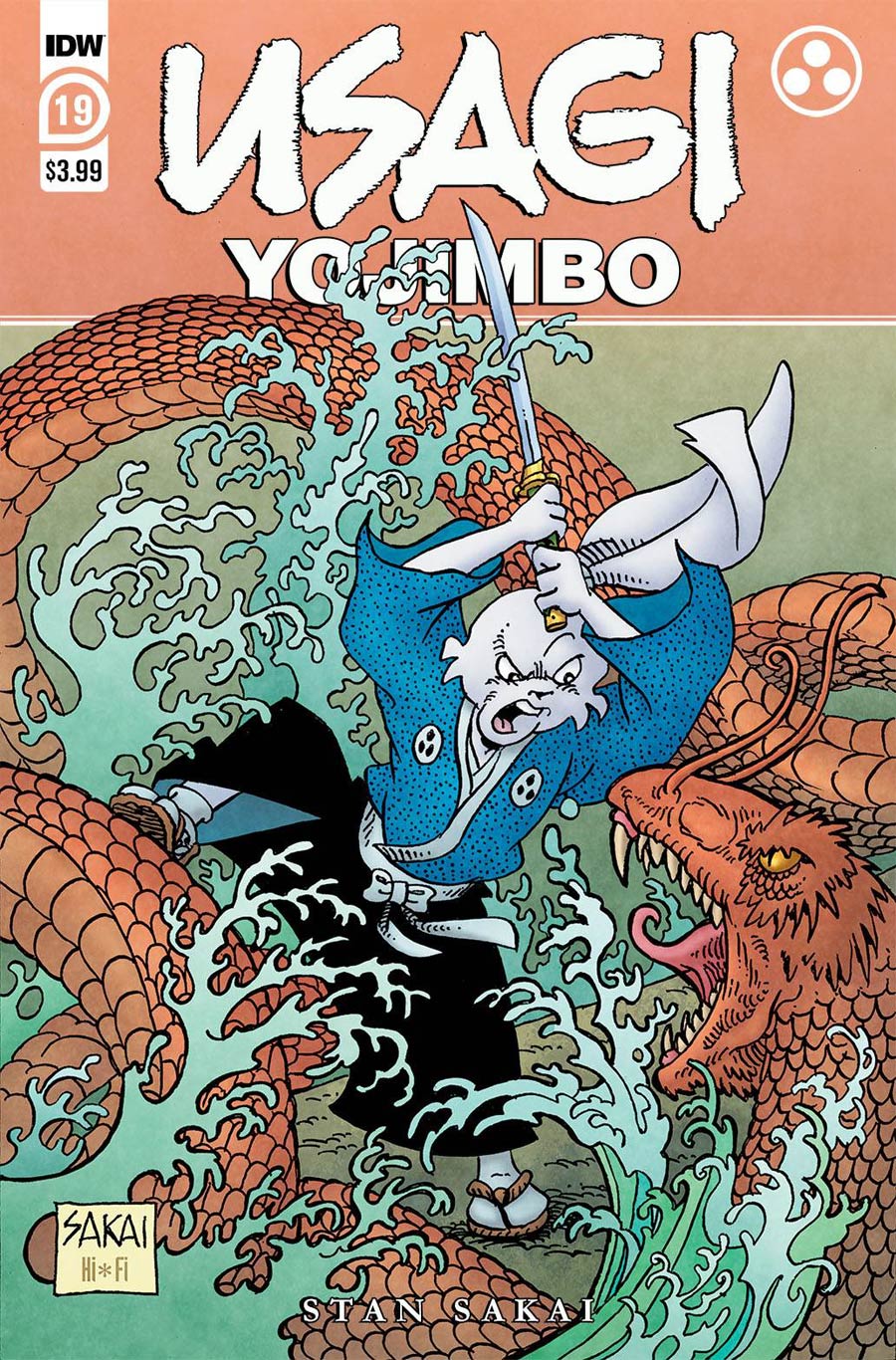 Usagi Yojimbo Vol 4 #19 Cover A Regular Stan Sakai Cover