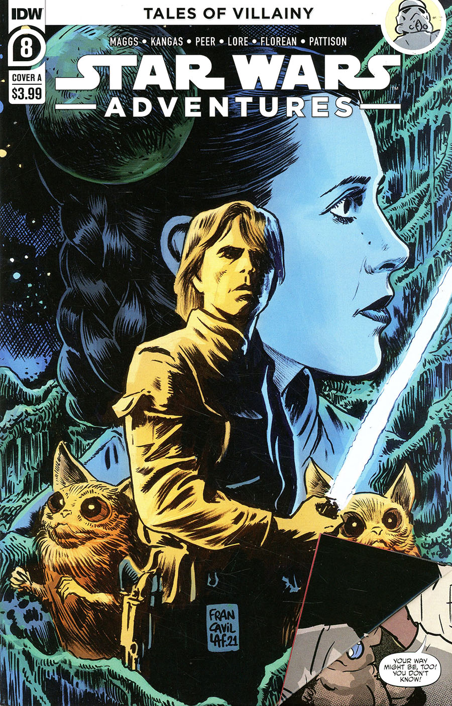Star Wars Adventures Vol 2 #8 Cover A Regular Francesco Francavilla Cover