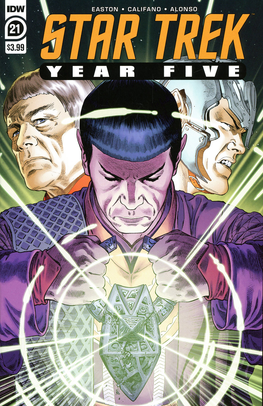 Star Trek Year Five #21 Cover A Regular Stephen Thompson Cover