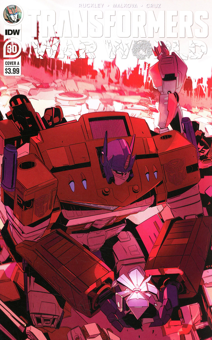 Transformers Vol 4 #30 Cover A Regular Stefano Simeone Cover