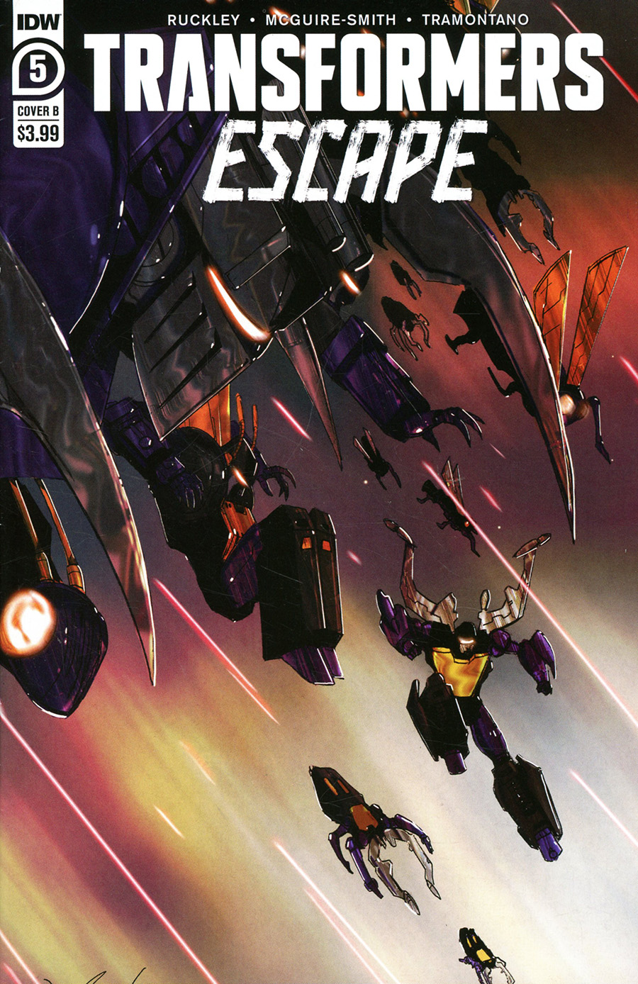 Transformers Escape #5 Cover B Variant Livio Ramondelli Cover