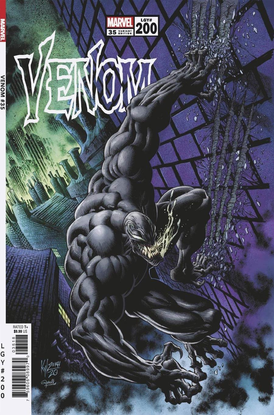 Venom Vol 4 #35 Cover I Variant Kyle Hotz Cover (#200)