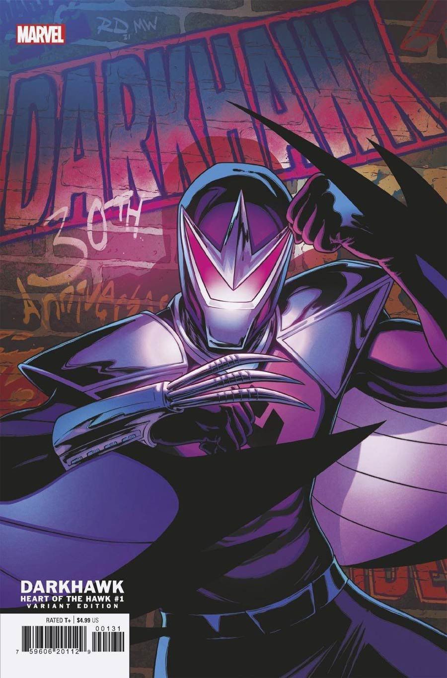 Darkhawk Heart Of The Hawk #1 (One Shot) Cover C Variant Russell Dauterman Cover