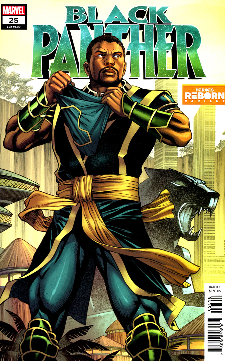 Black Panther Vol 7 #25 Cover B Variant Carlos Pacheco Heroes Reborn Cover