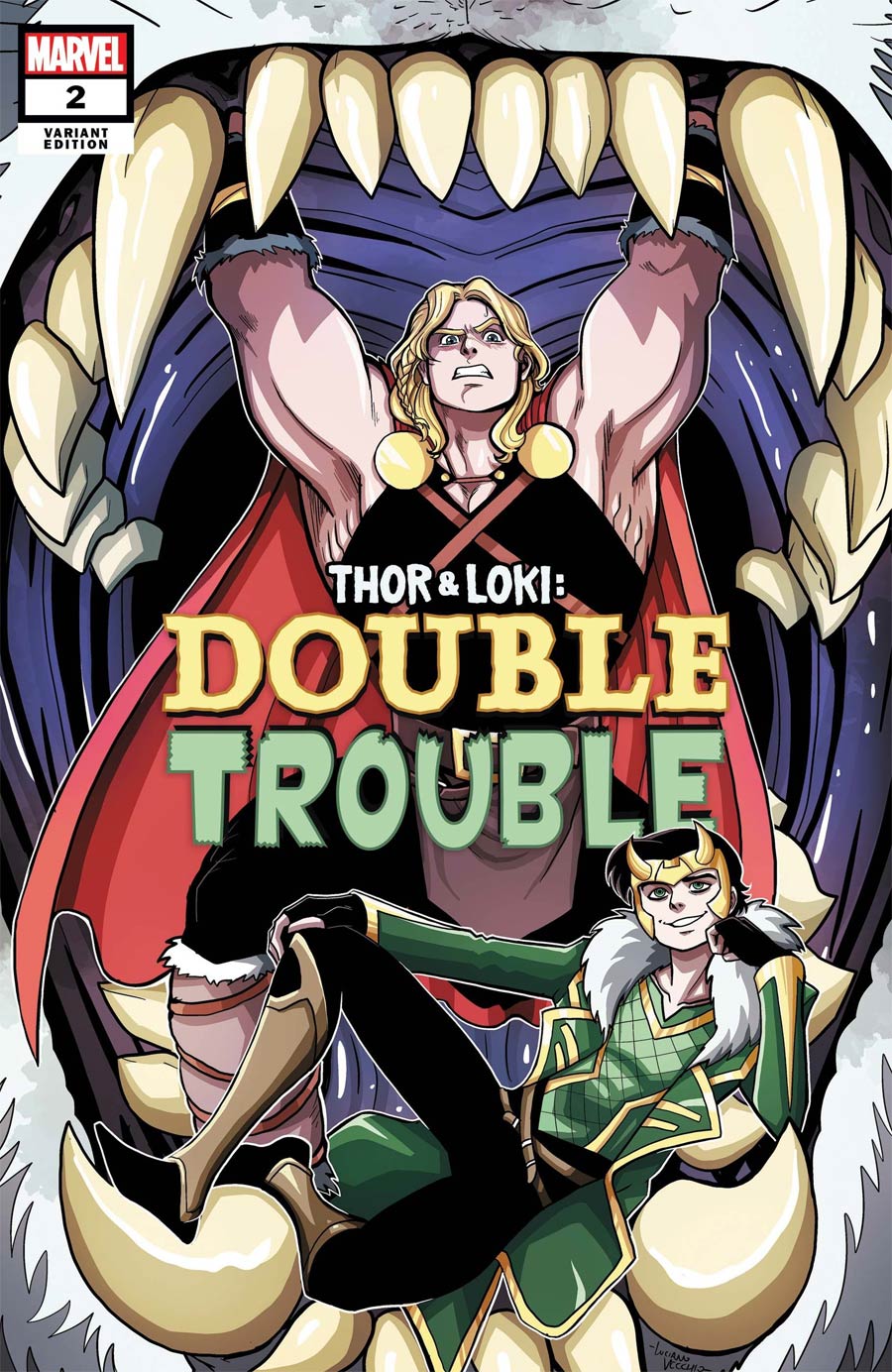 Thor & Loki Double Trouble #2 Cover B Variant Luciano Vecchio Cover