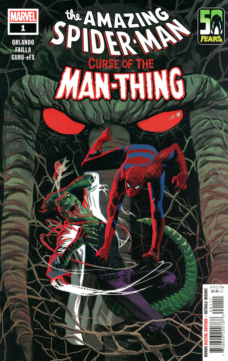 Spider-Man Curse Of The Man-Thing #1 (One Shot) Cover A Regular Daniel Acuna Cover