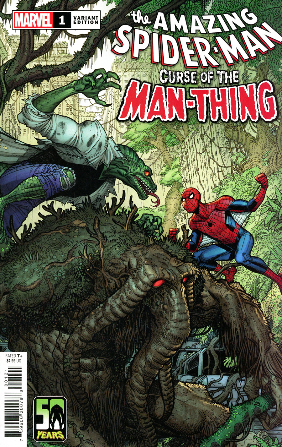 Spider-Man Curse Of The Man-Thing #1 (One Shot) Cover B Variant Nick Bradshaw Cover