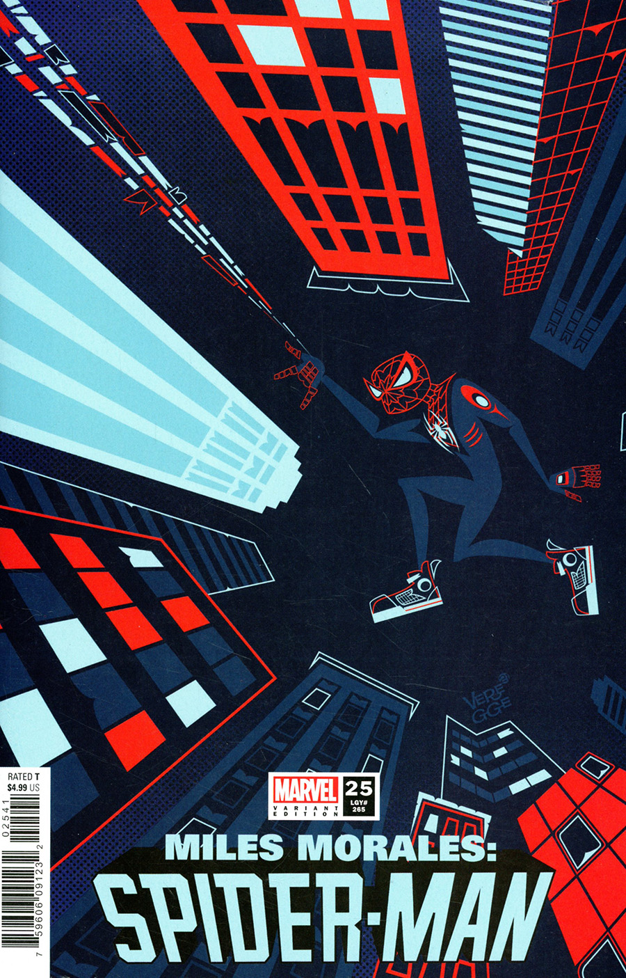 Miles Morales Spider-Man #25 Cover D Variant Jeffrey Veregge Cover (Limit 1 Per Customer)
