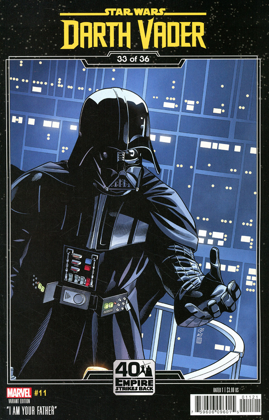 Star Wars Darth Vader #11 Cover B Variant Chris Sprouse Empire Strikes Back Cover