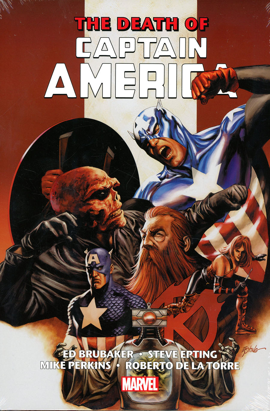 Captain America Death Of Captain America Omnibus HC Direct Market Steve Epting Captain America VS Variant Cover New Printing