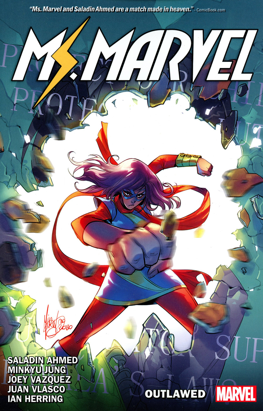 Ms Marvel By Saladin Ahmed Vol 3 Outlawed TP