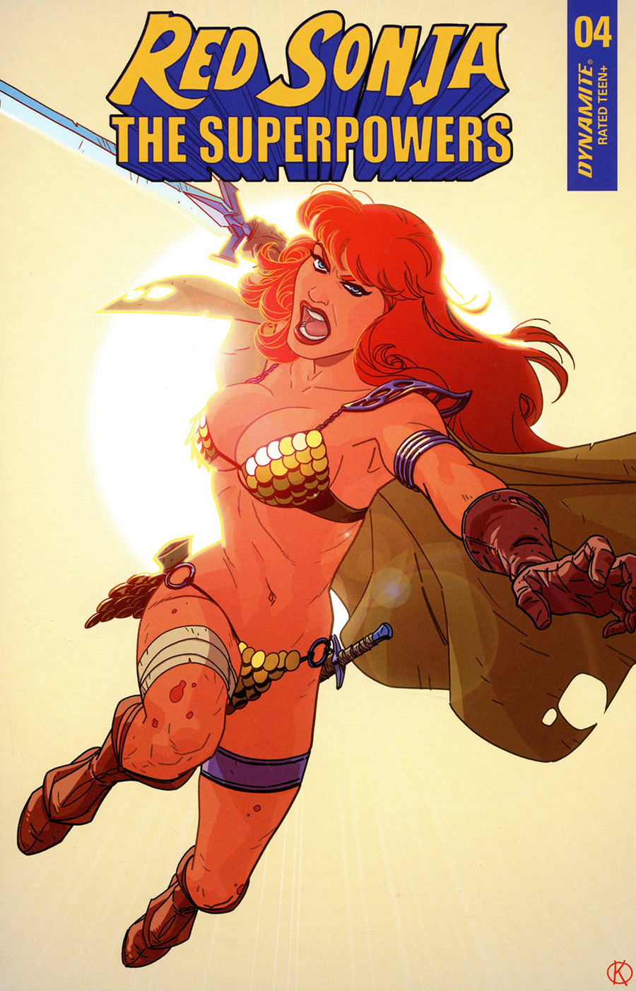 Red Sonja The Superpowers #4 Cover E Variant Kano Cover