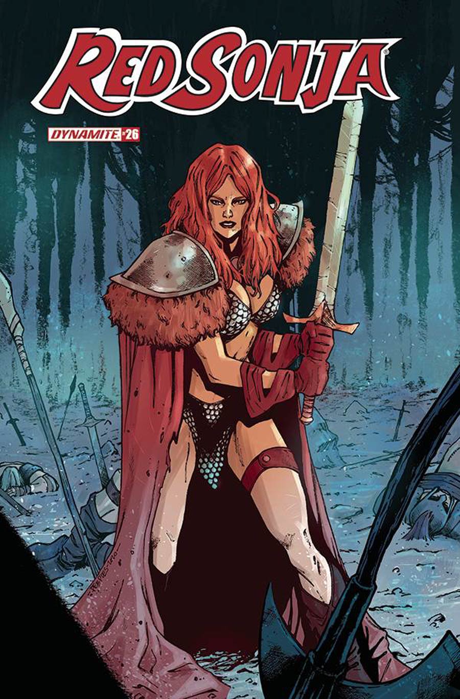 Red Sonja Vol 8 #26 Cover C Variant Brent Peeples Cover