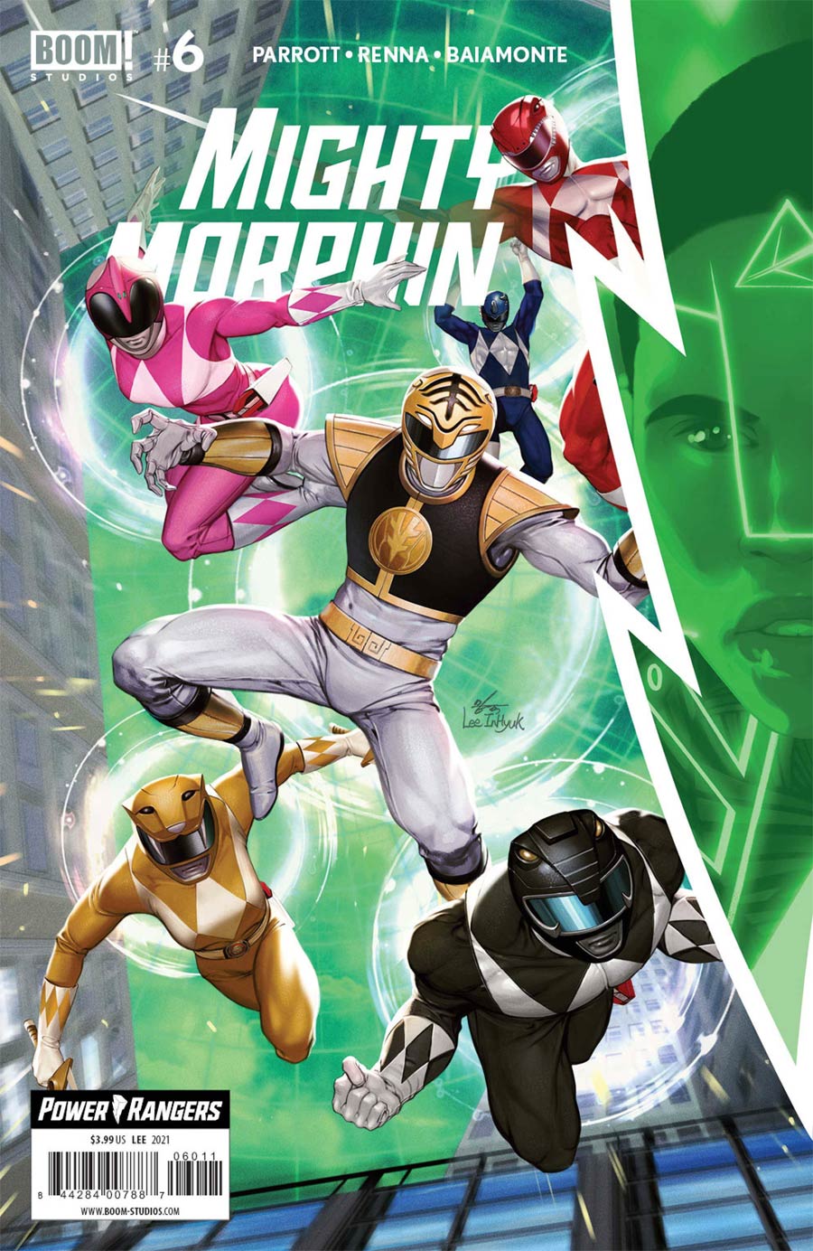 Mighty Morphin #6 Cover A Regular Inhyuk Lee Cover