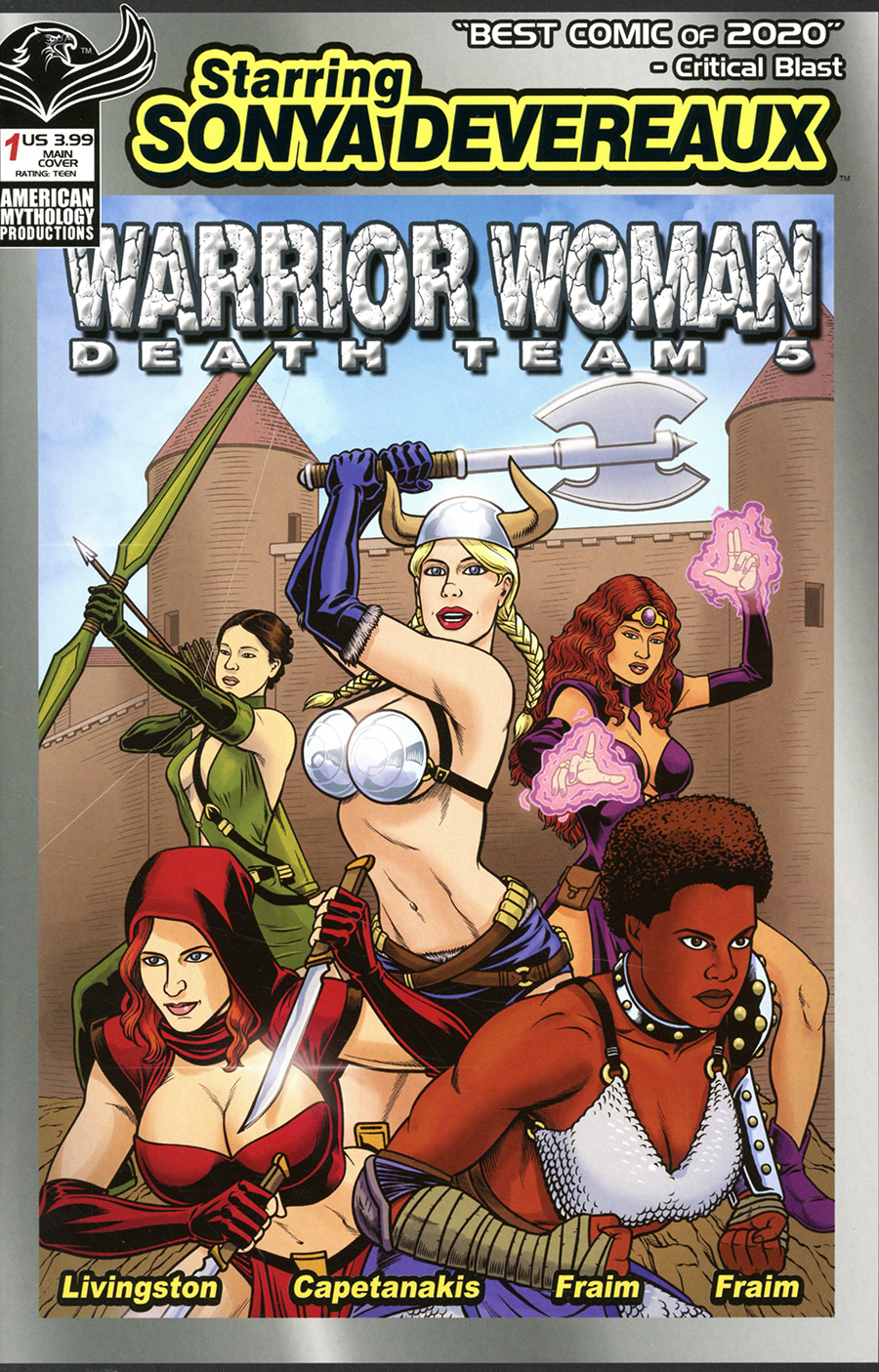 Starring Sonya Devereaux Warrior Women Death Team 5 #1 (One Shot) Cover A Regular Brendon Fraim & Brian Fraim Cover