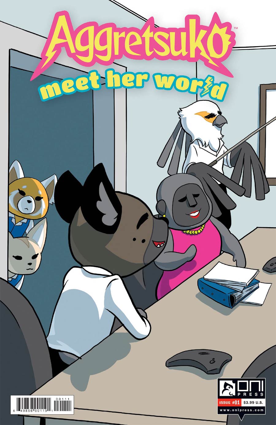 Aggretsuko Meet Her World #1 Cover A Regular Kel McDonald Cover