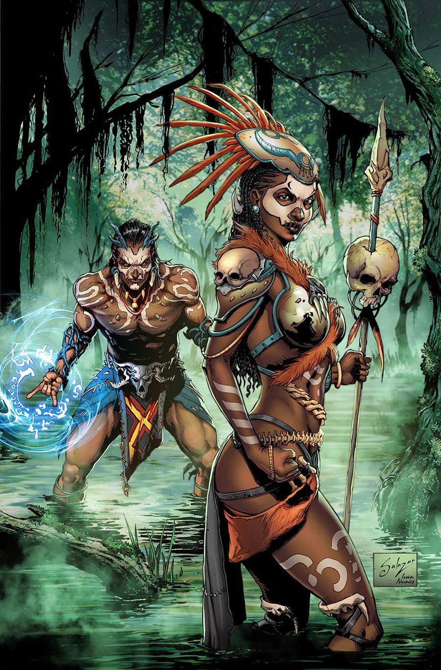 Grimm Spotlight Mystere Voodoo Dawn Cover B Edgar Salazar