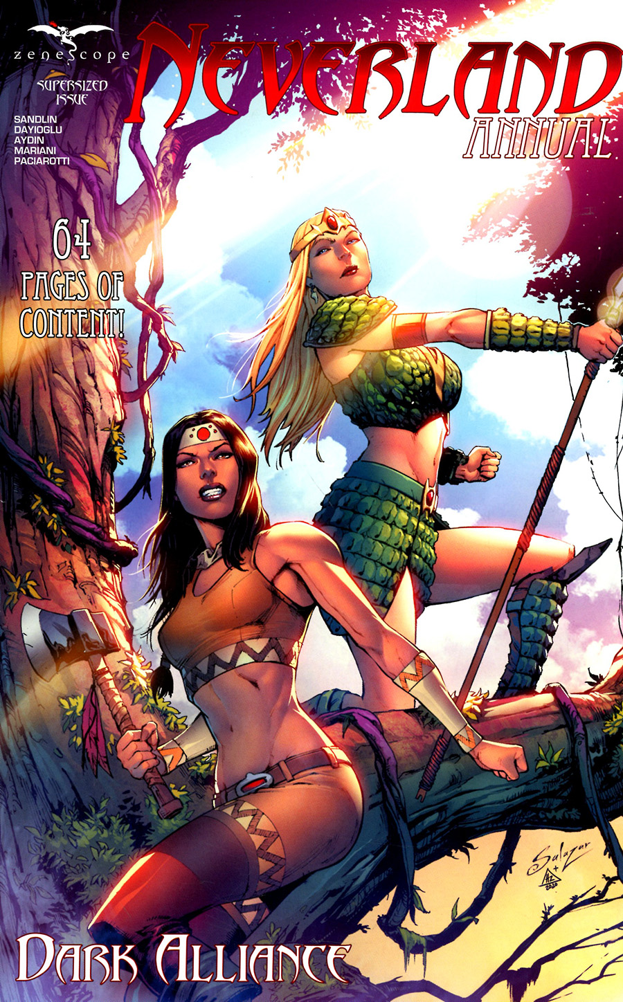 Grimm Fairy Tales Presents Neverland Annual 2021 Cover B Edgar Salazar