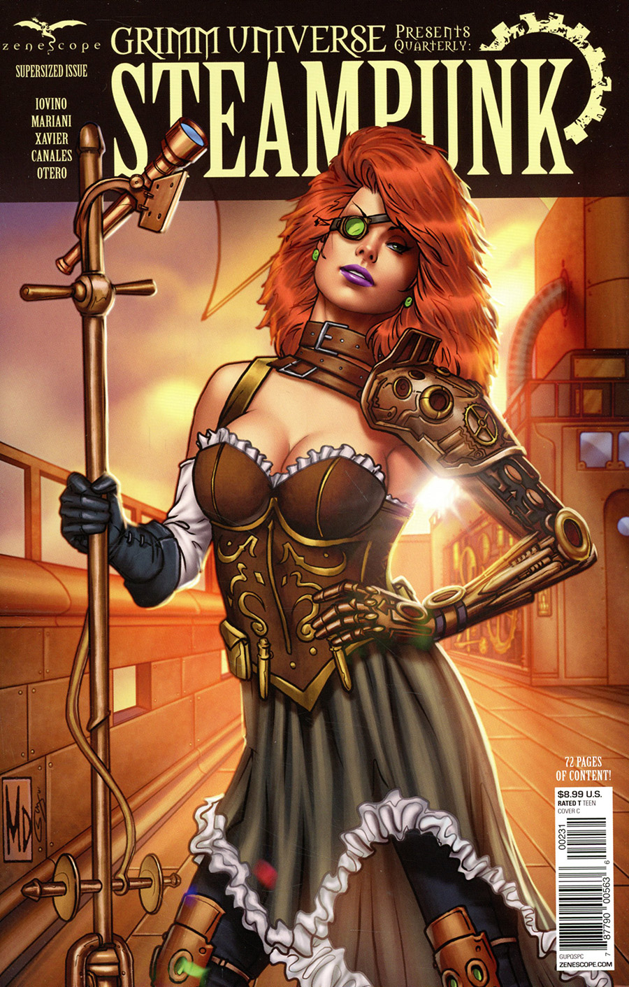 Grimm Fairy Tales Presents Grimm Universe Quarterly #2 Steampunk Cover C Michael DiPascale