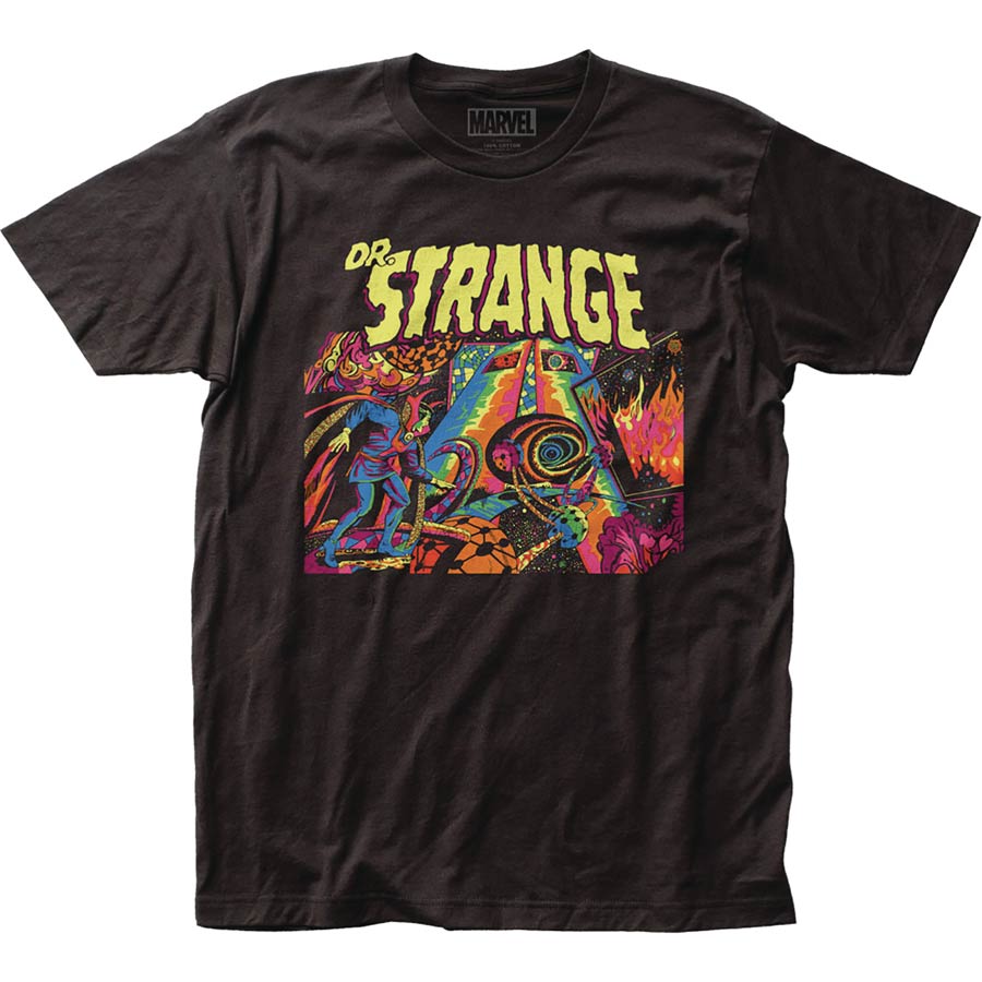 Marvel Dr Strange Black T-Shirt Large