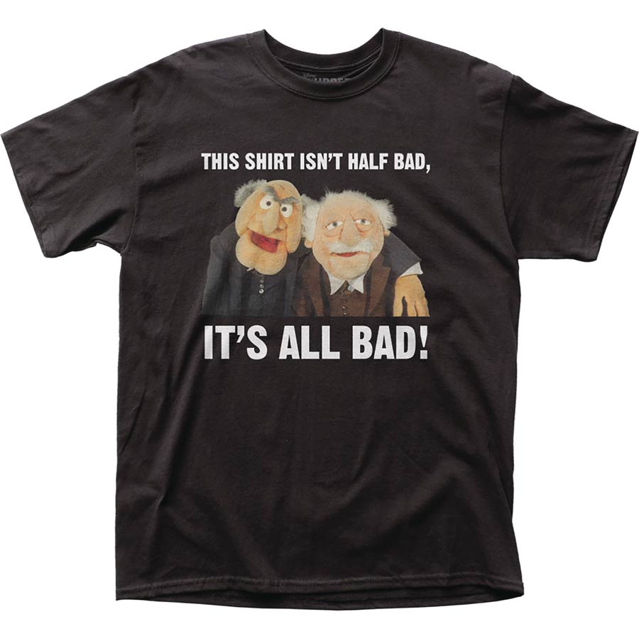 Muppets This Shirt Isnt Half Bad Its All Bad Black T-Shirt Large