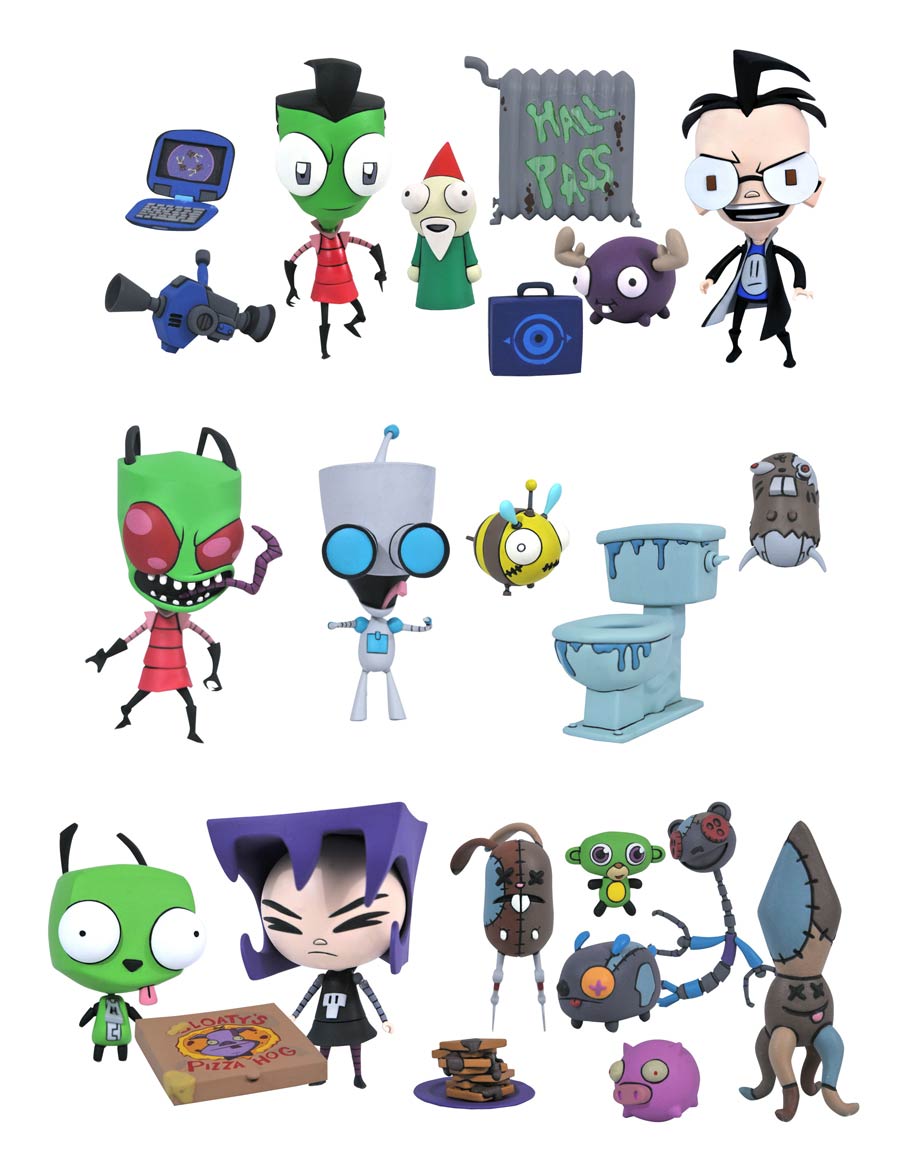 Invader Zim Deluxe Action Figure Series 1 Assortment Case