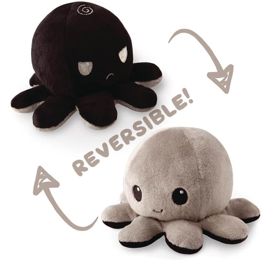 Teeturtle Reversible Octopus Mini Plush - Black