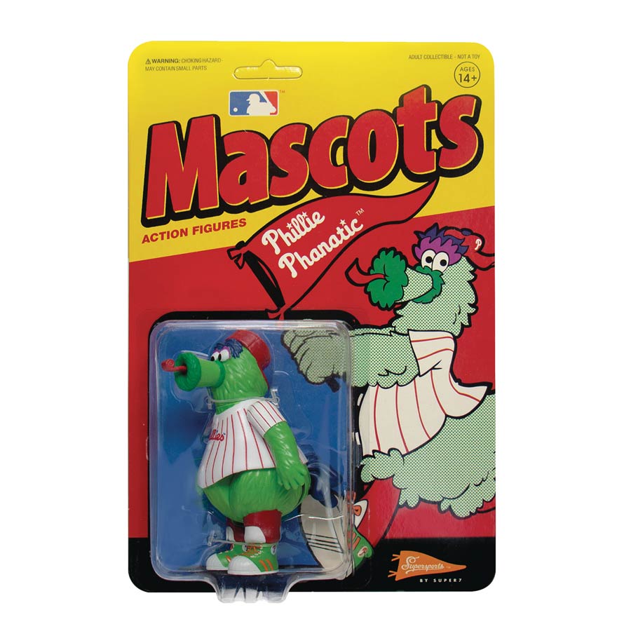 MLB Mascot ReAction Figure Wave 1 - Philadelphia Phillies Philly Phanatic