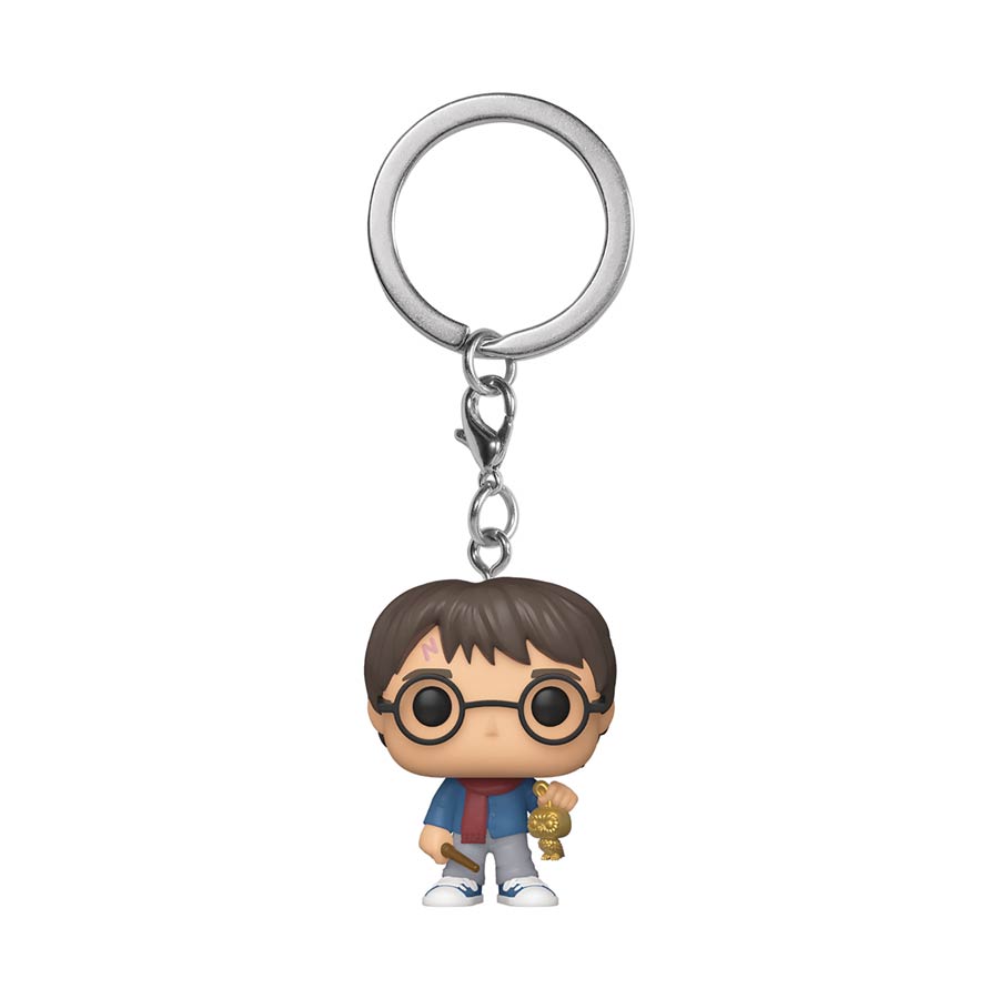 Pocket POP Harry Potter Holiday Harry Vinyl Figural Keychain