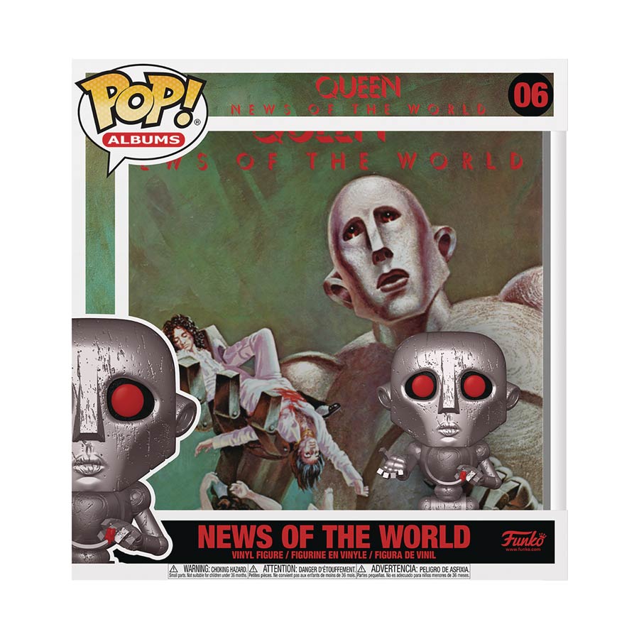 POP Albums Queen News Of The World Vinyl Figure