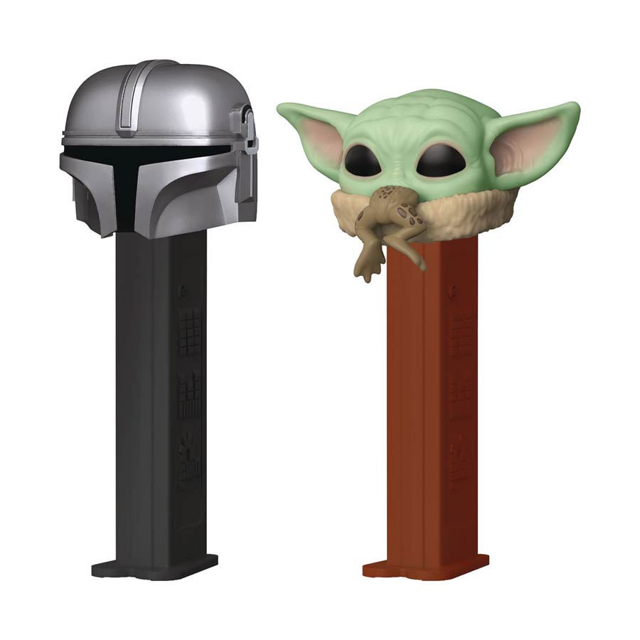 POP PEZ Star Wars The Mandalorian The Mandalorian And The Child 2-Pack