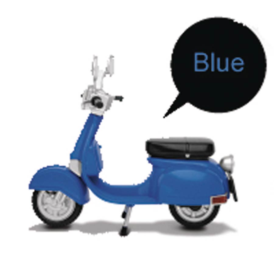 EAA-A03B Motorbike Classic Style Figure Accessory Blue Version