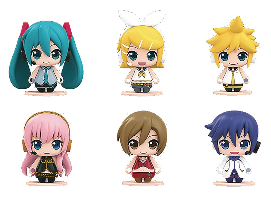 Hatsune Miku Pocket Maquette Series 01 Mini Figure 6-Piece Display