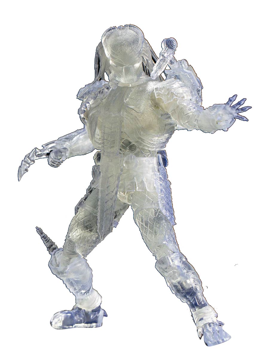AvP Alien vs Predator Invisible Scar Predator Previews Exclusive 1/18 Scale Figure