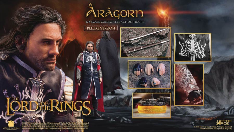 Lord Of The Rings Aragorn 2.0 1/8 Scale Collector Figure Deluxe Version