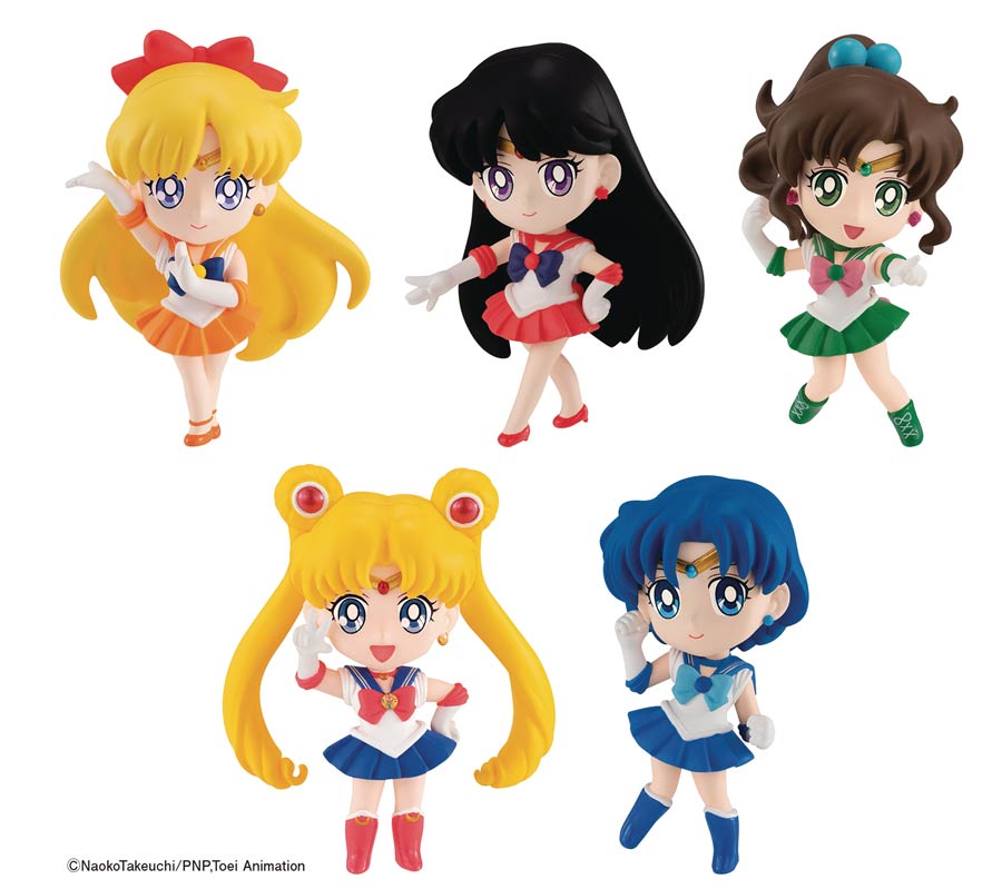 Pretty Guardian Sailor Moon Chibi Masters PVC Mini Figure 12-Piece Display