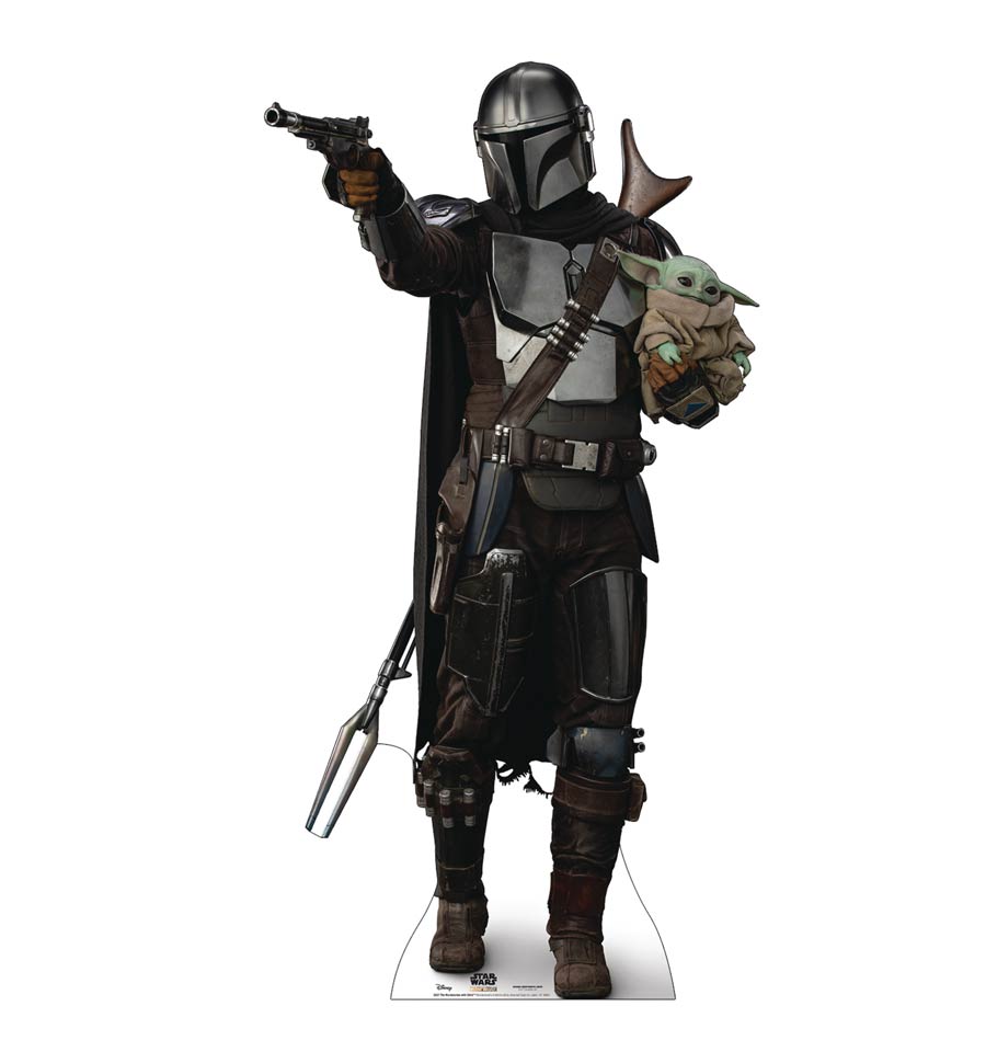 Star Wars The Mandalorian Season 2 Standee - The Mandalorian And The Child